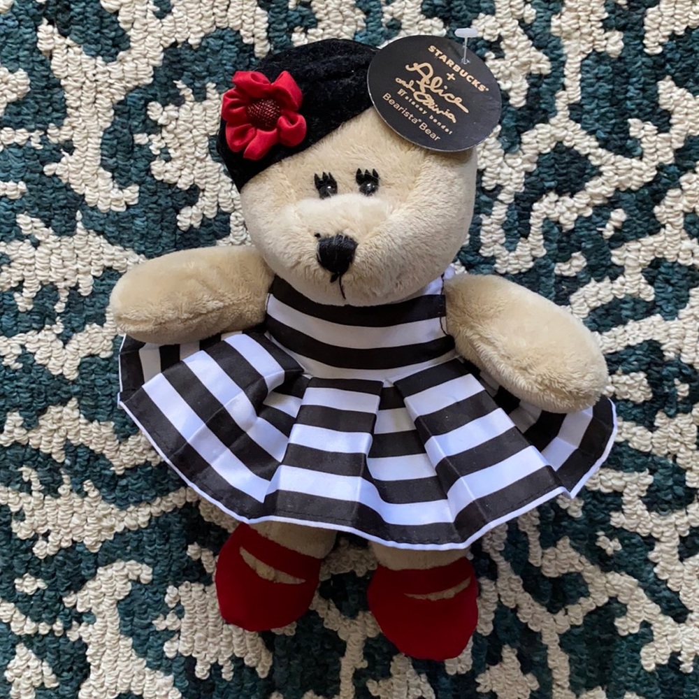 NWT! Starbucks Alice & Olivia collectible bear